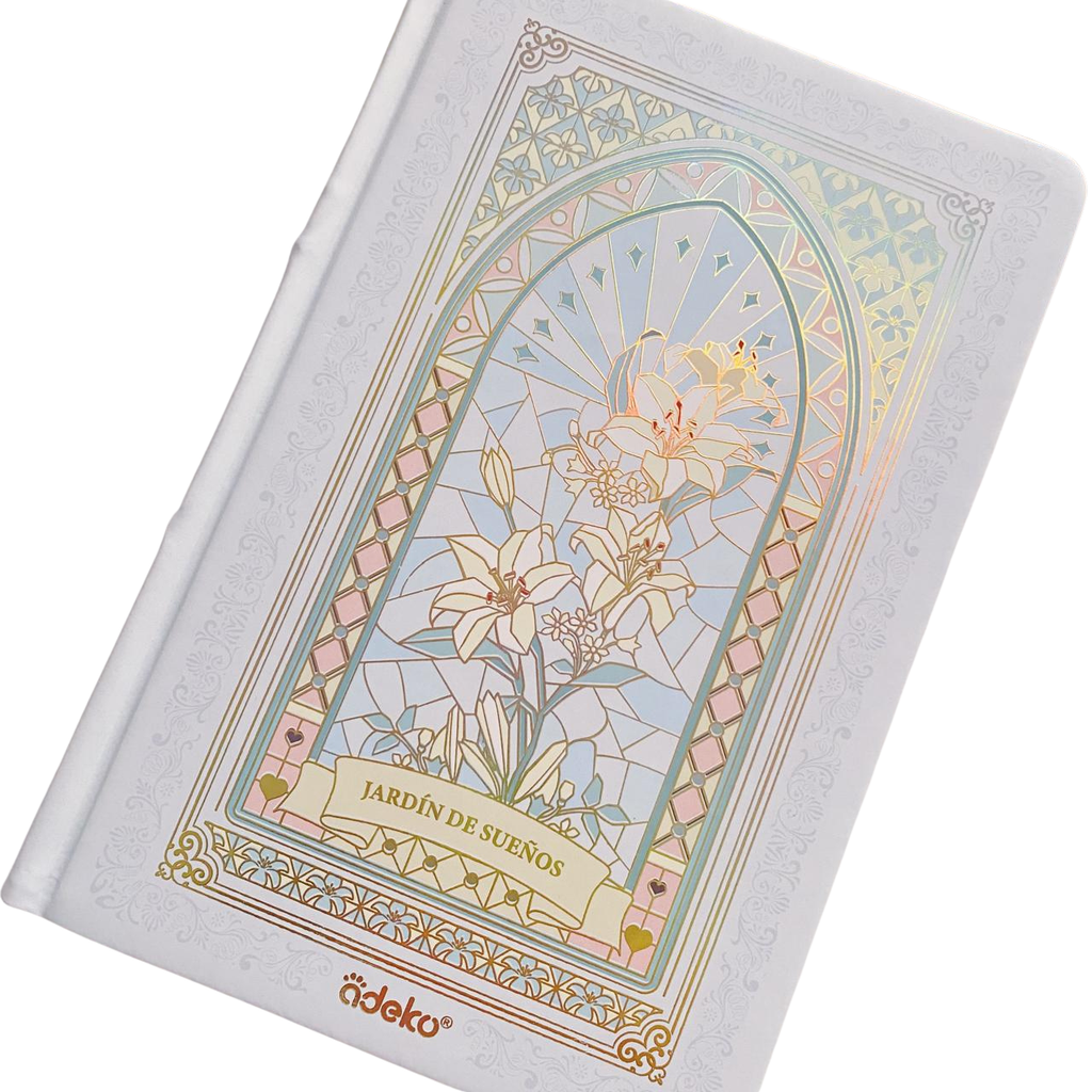 Libreta De Hoja Decorada Jardin De Sueños