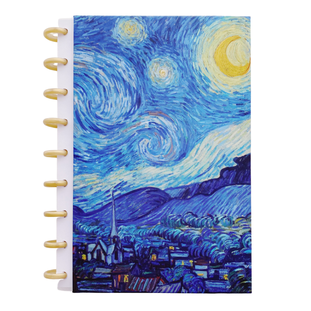 Cuaderno Noche Estrellada de Discos