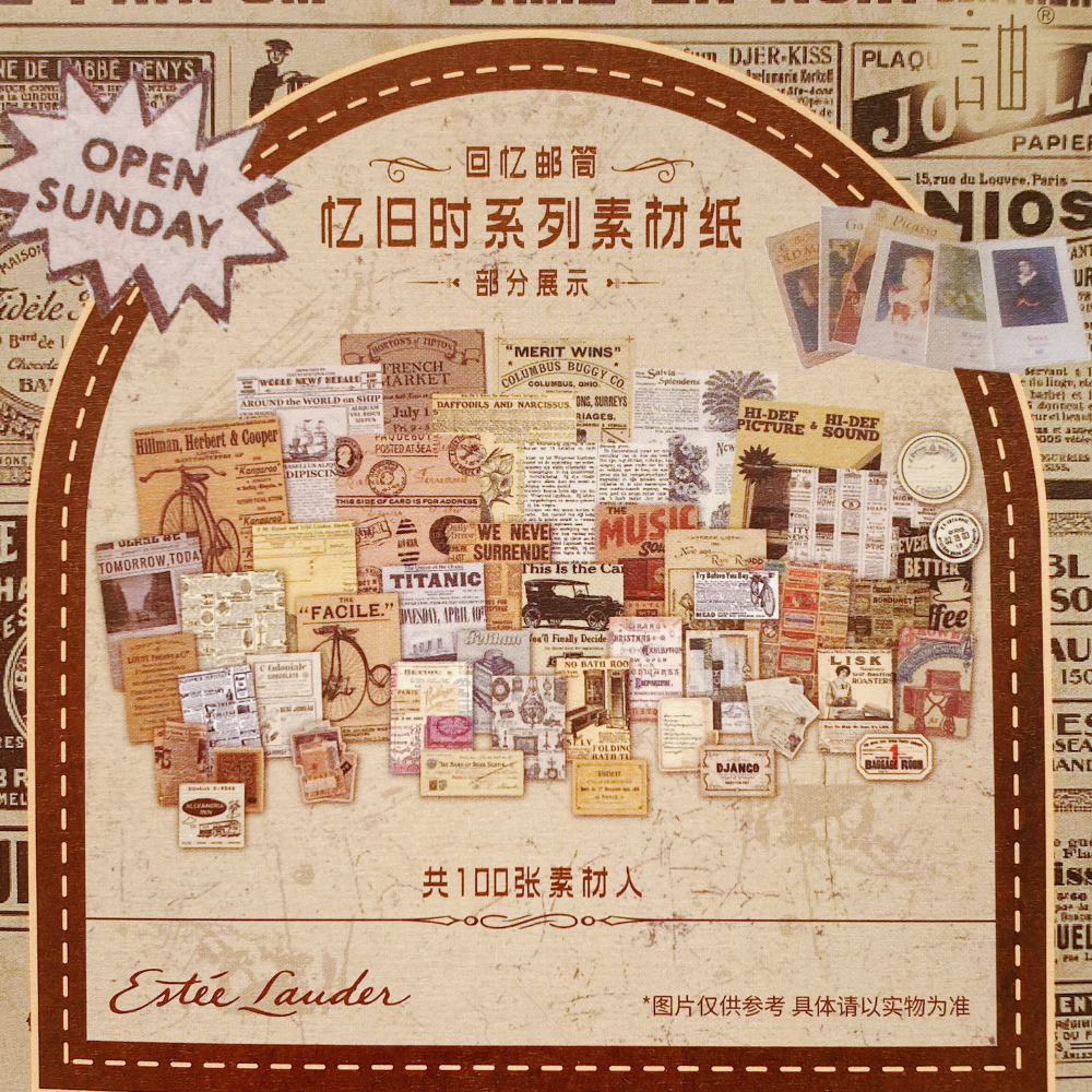 Papel Decorado Vintage