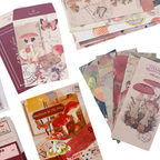 Mushroom in the Wind - Kit de Journal - Stickers, Papel Decorado y Washitapes