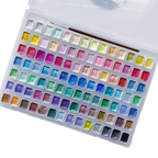 Set de Acuarelas 98 Colores Metálicos
