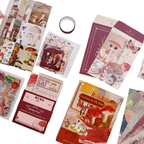 Mushroom in the Wind - Kit de Journal - Stickers, Papel Decorado y Washitapes