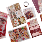 Mushroom in the Wind - Kit de Journal - Stickers, Papel Decorado y Washitapes