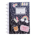 Cuaderno Composition Book Negra de Discos