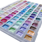 Set de Acuarelas 98 Colores Metálicos