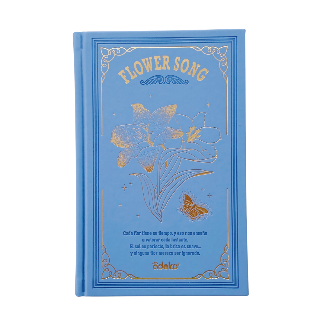 Libreta Decorada Flower Song