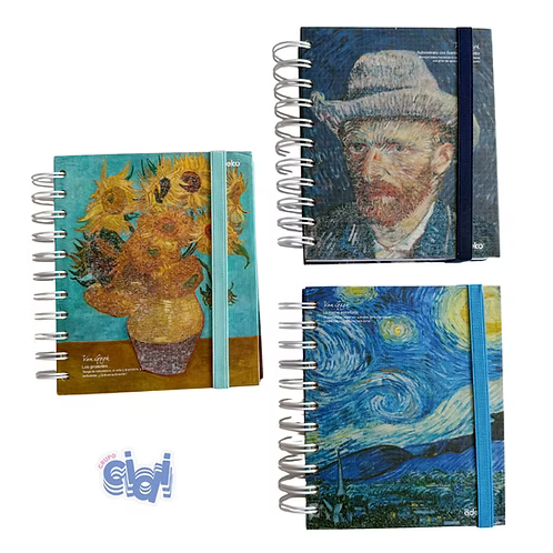 Libreta Van Gogh Raya A6