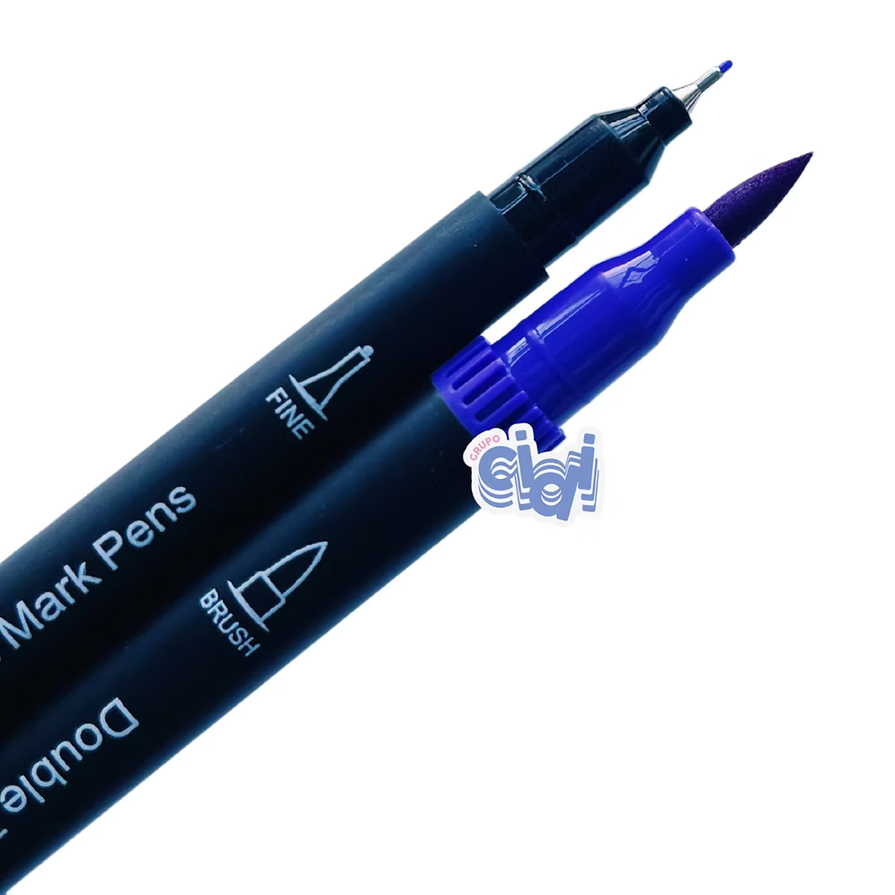 Plumones Dual Tip Brush Pens (Doble Punta)