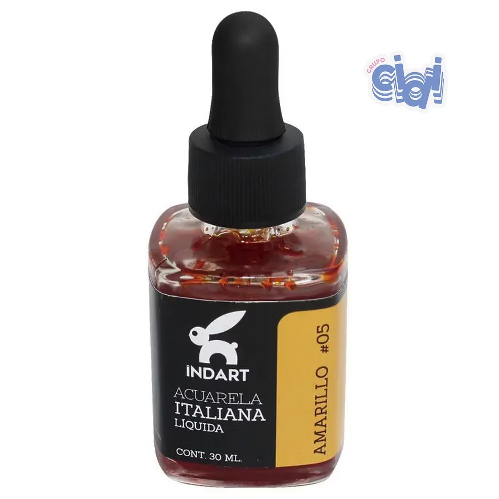 INDART Acuarela Líquida Amarillo 005