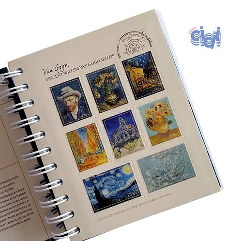 Libreta Van Gogh Raya A6