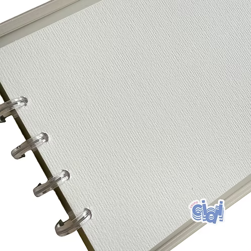 Libreta Sketchbook Hoja Blanca Watercolor Pad de Discos
