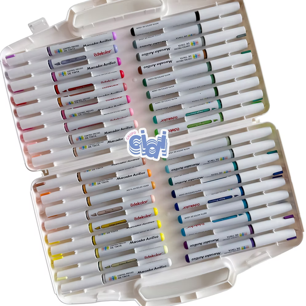 Adekolor Acrylic Brush Pens – 36 colores