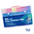 Plumones Dual Tip Brush Pens (Doble Punta)