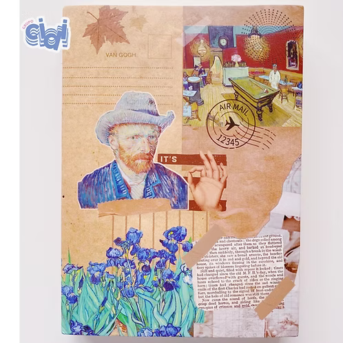 Libreta Sketchbook Hojas Blancas Van Gogh Aesthetic