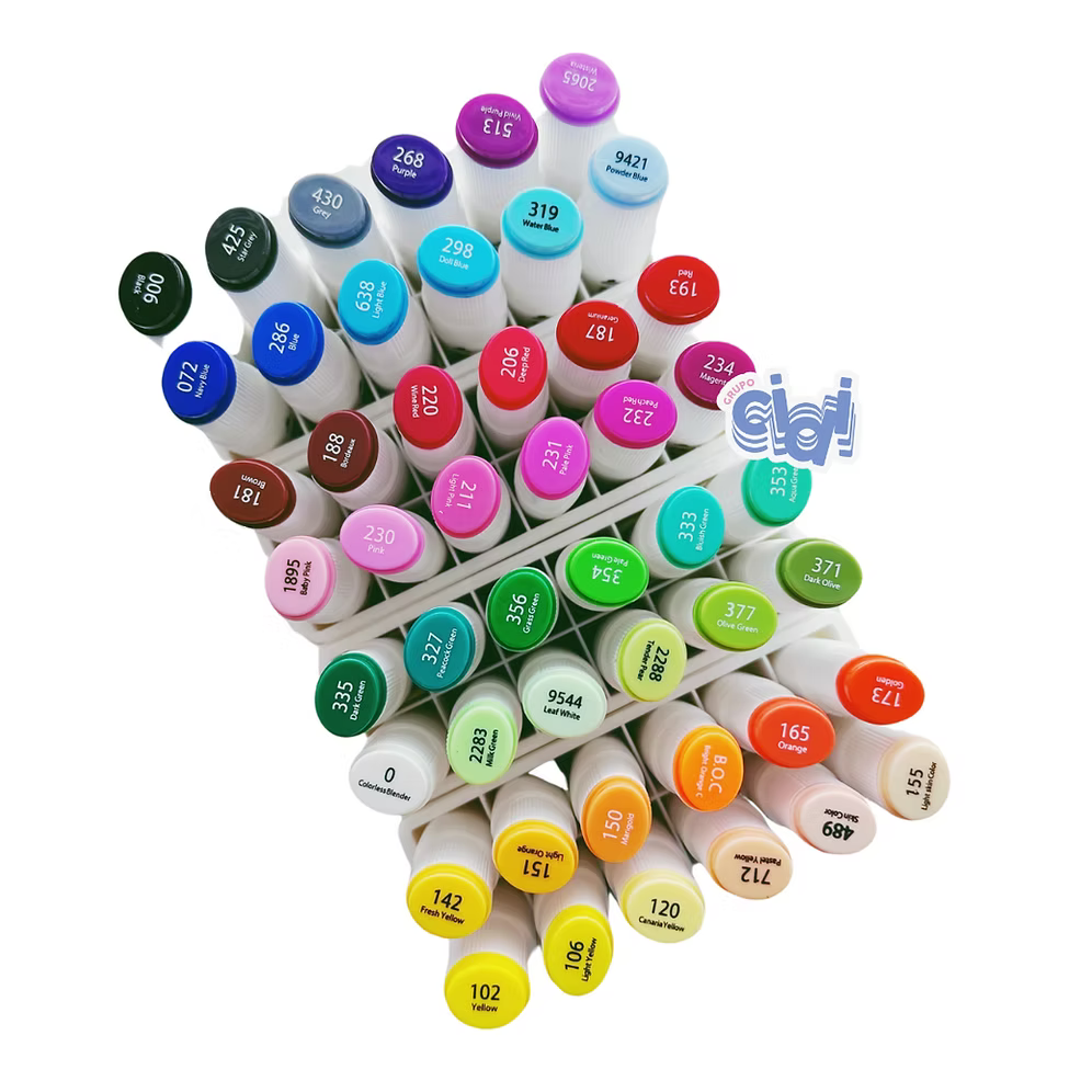 Marcadores Base Alcohol Doble Punta – Set de 48 Colores
