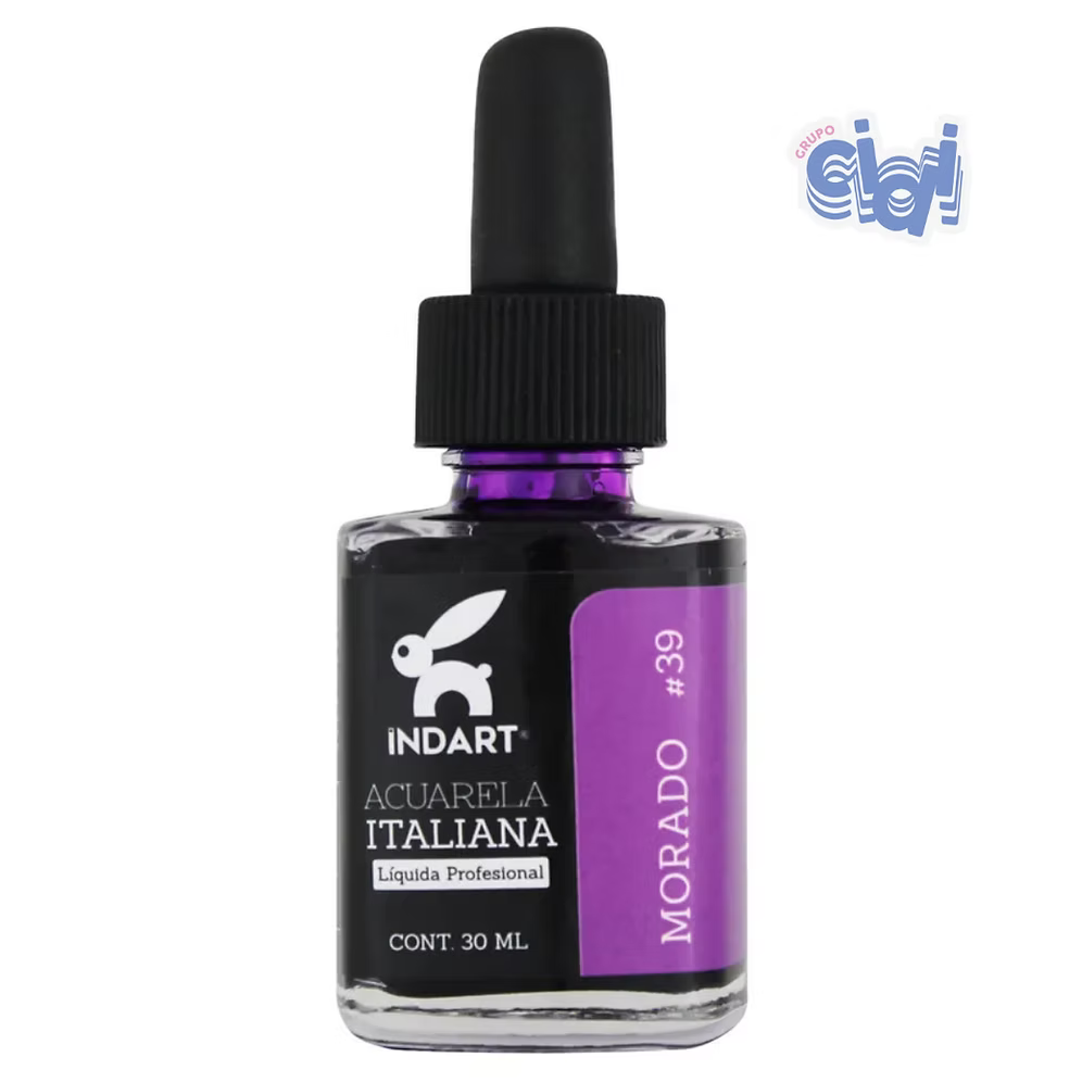 INDART Acuarela Líquida Morado 039