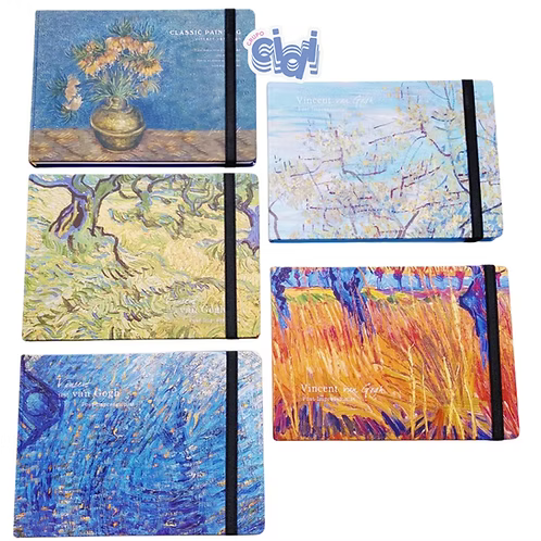 Libreta Sketchbook Hojas Blancas Van Gogh Rectangular