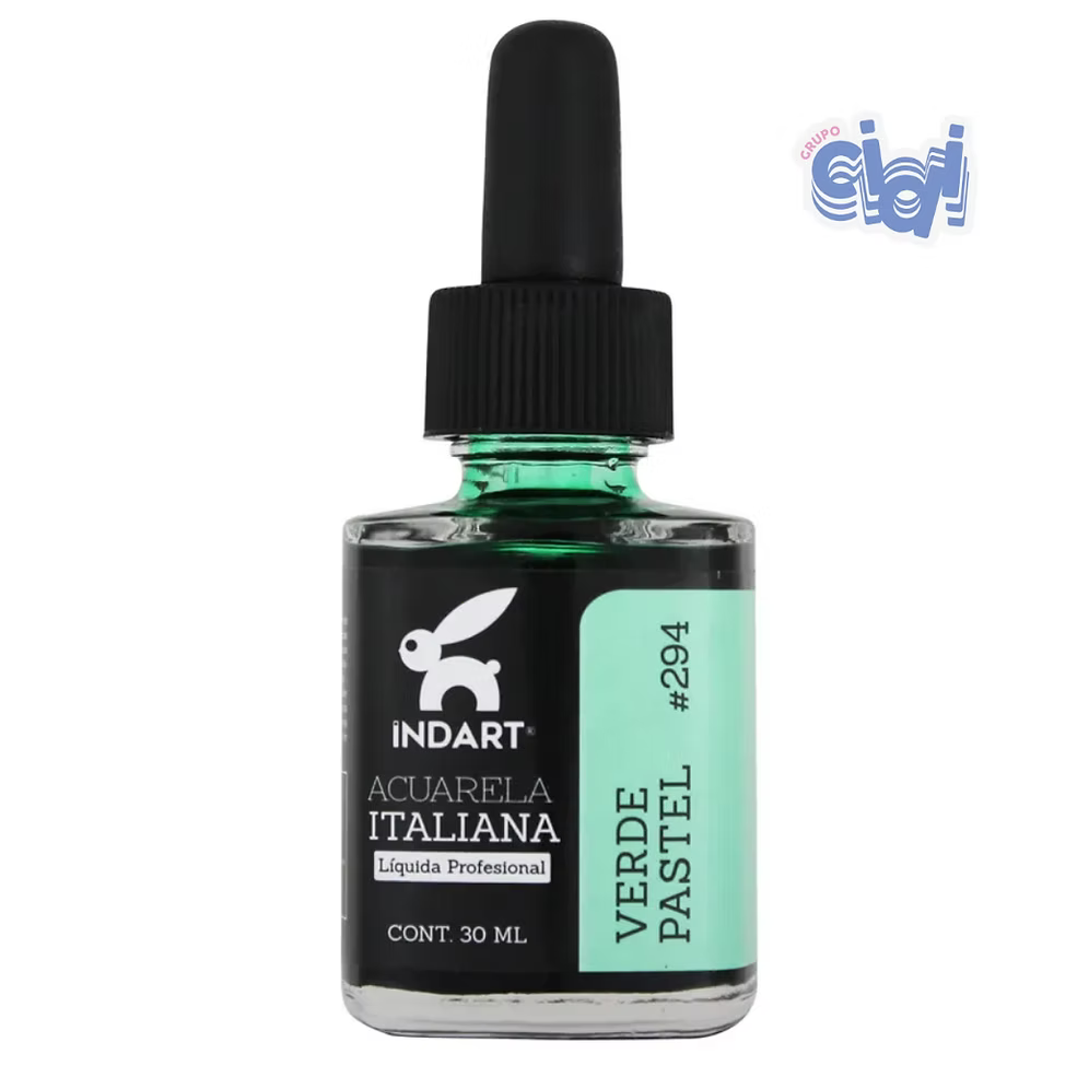 INDART Acuarela Líquida Verde Pastel 294