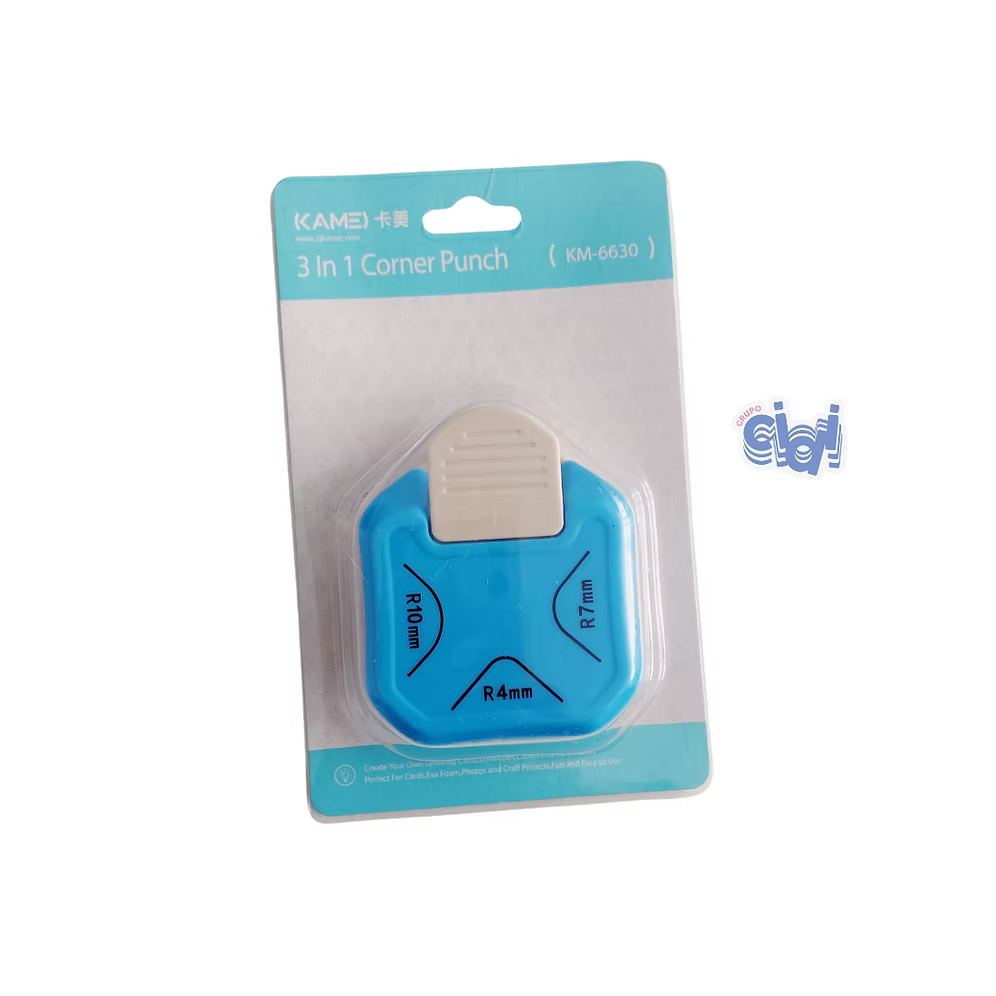 Perforadora Corner Magic 3 en 1