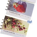 Libreta Sketchbook Hoja Blanca Watercolor Pad de Discos
