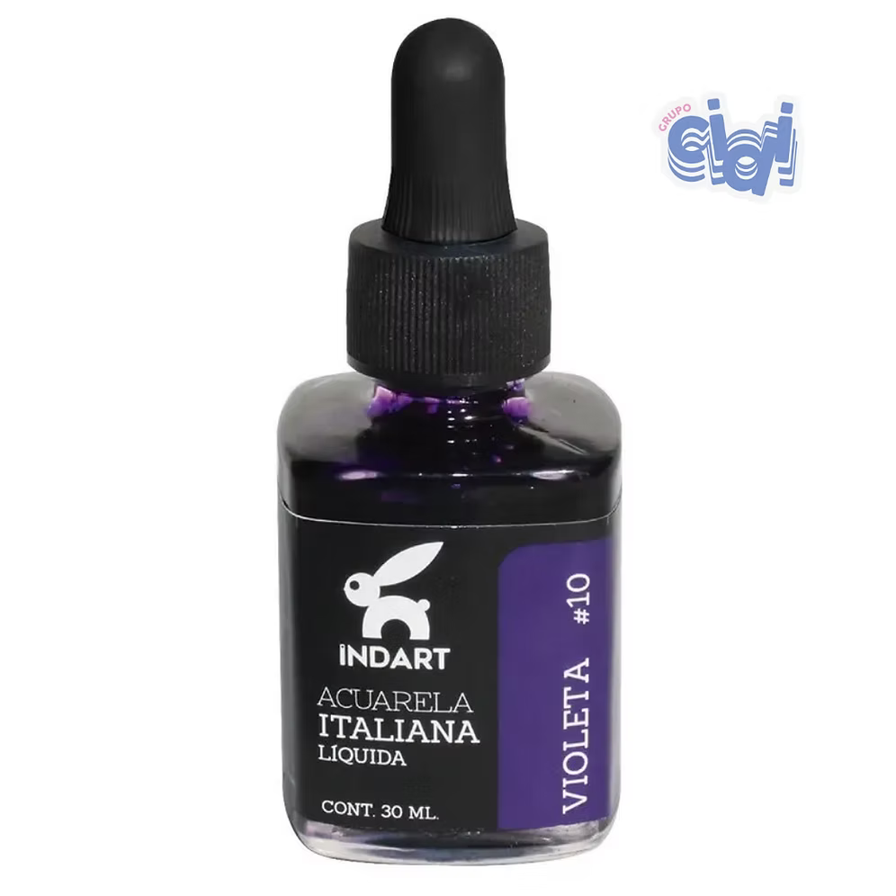 INDART Acuarela Líquida Violeta 010