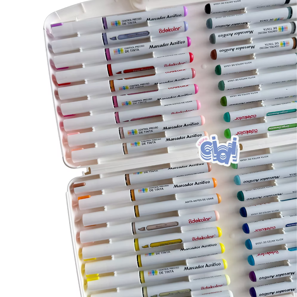 Adekolor Acrylic Brush Pens – 36 colores