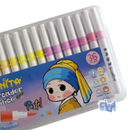 Lunita Acrylic Brush Pens Pastel (36 pzs)