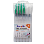Set De Pinceles Con Depósito De Agua 6 Piezas