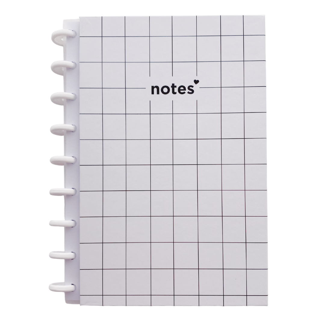 Cuaderno Lovely Notes Blanco de Discos