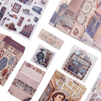 Museum Memories - Kit de Journal - Stickers, Papel Decorado y Washitapes