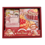 Food Diary - Kit de Journal - Stickers, Papel Decorado y Washitapes