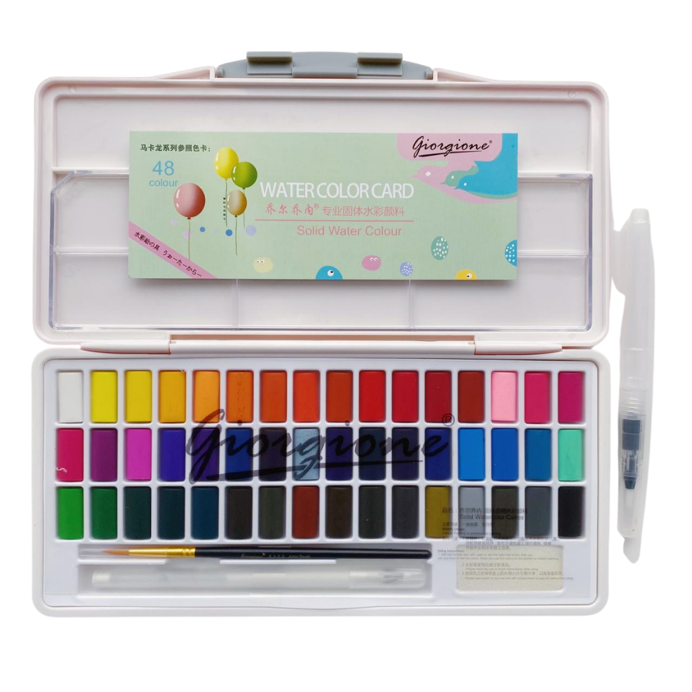 Acuarelas 36 Colores Básicos