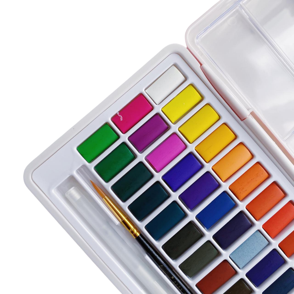 Acuarelas 36 Colores Básicos