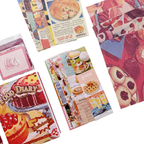Food Diary - Kit de Journal - Stickers, Papel Decorado y Washitapes