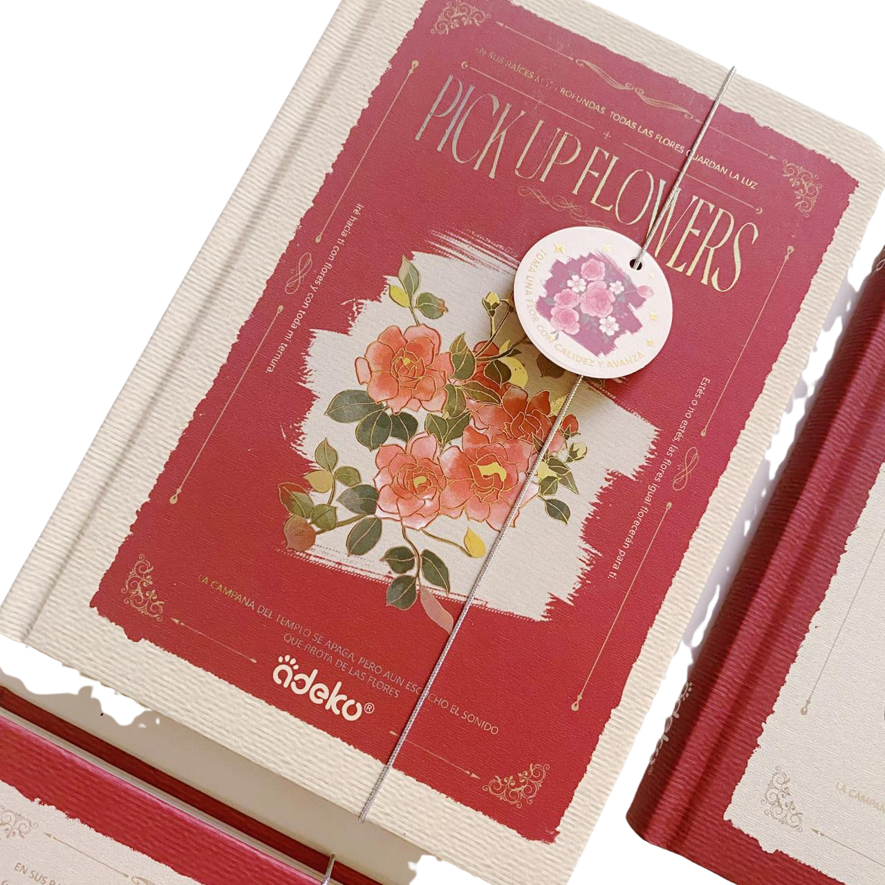 Libreta Hojas Decorada Pick Up Flowers