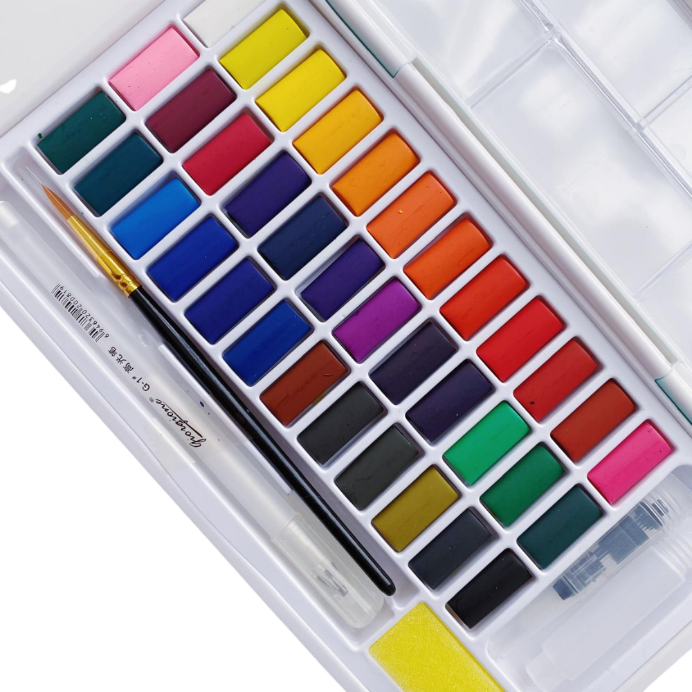 Acuarelas 48 Colores Básicos