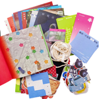 Dream Notes - Kit de Journal Mediano - Stickers, Papel Decorado y Libreta