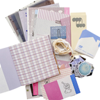 My Moment - Kit de Journal Mediano - Stickers, Papel Decorado y Libreta