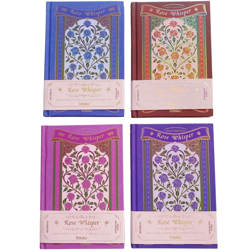 Libretas Hojas Decoradas Rose Whisper