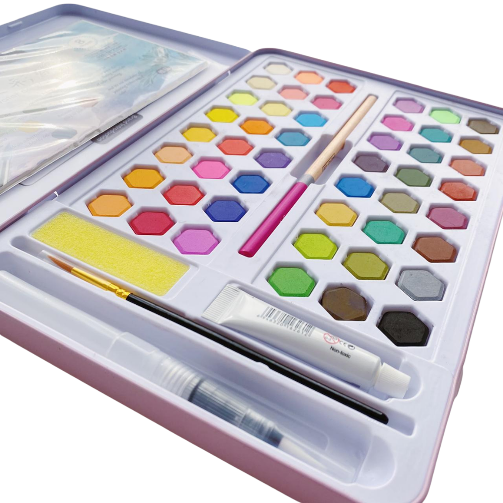 Acuarelas 48 Colores Básicos