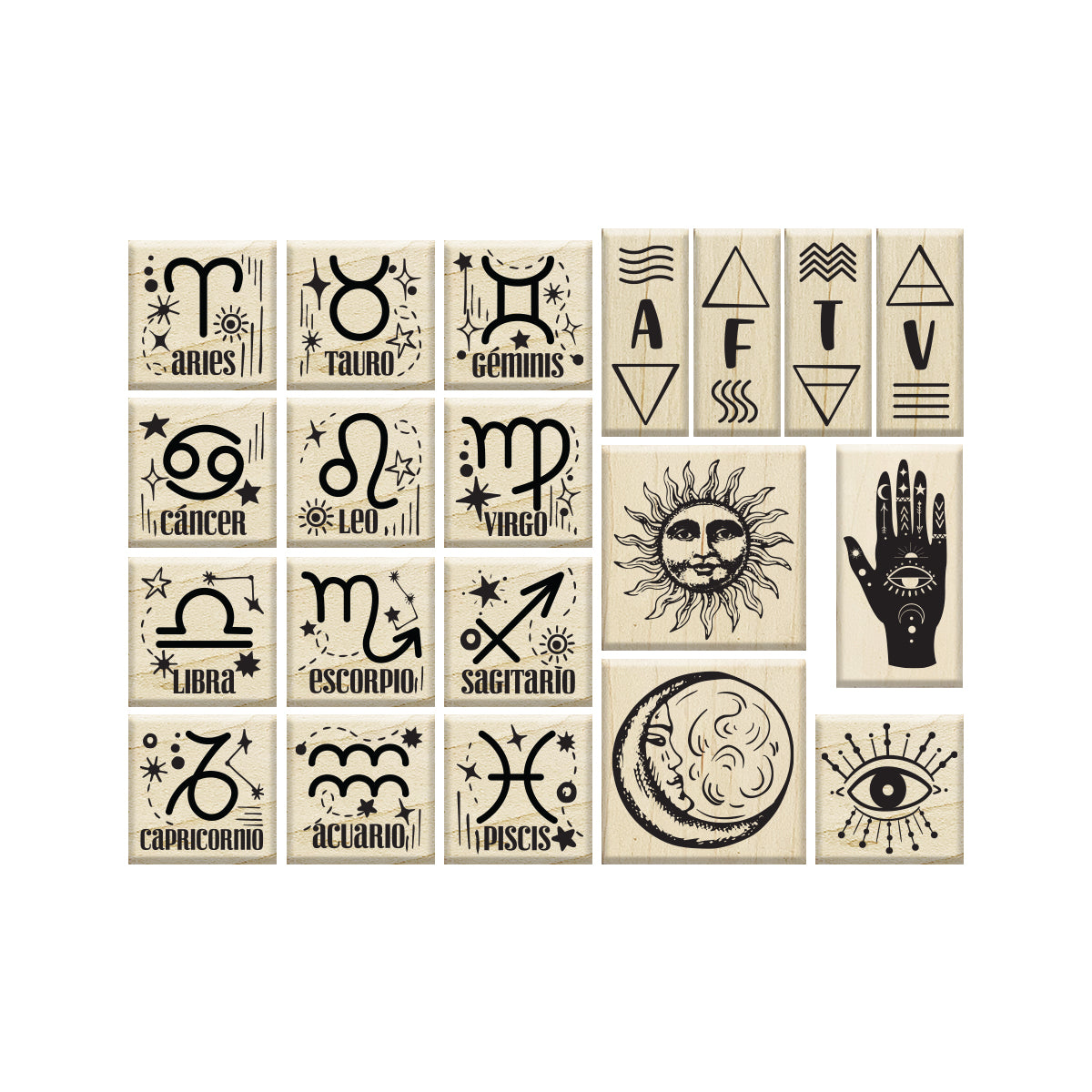 Set de Sellos Zodiacales