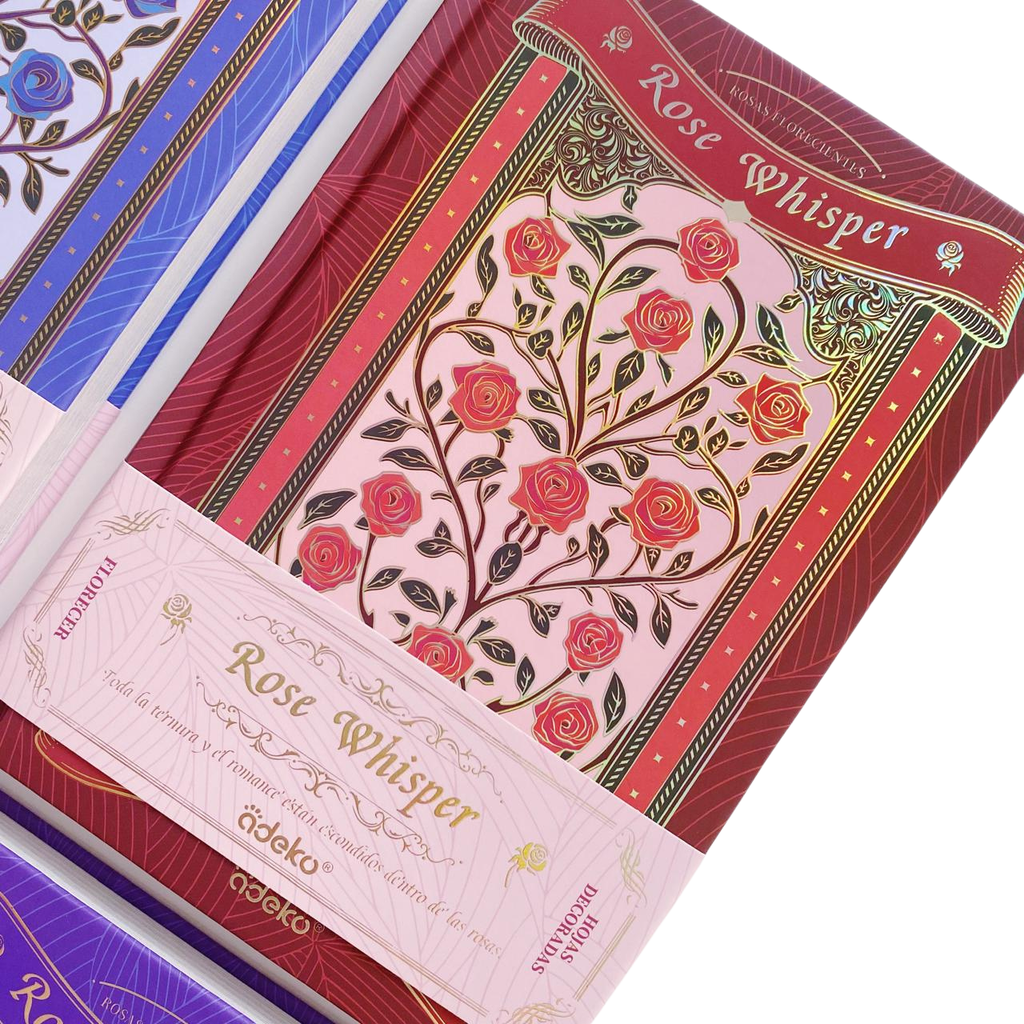 Libretas Hojas Decoradas Rose Whisper