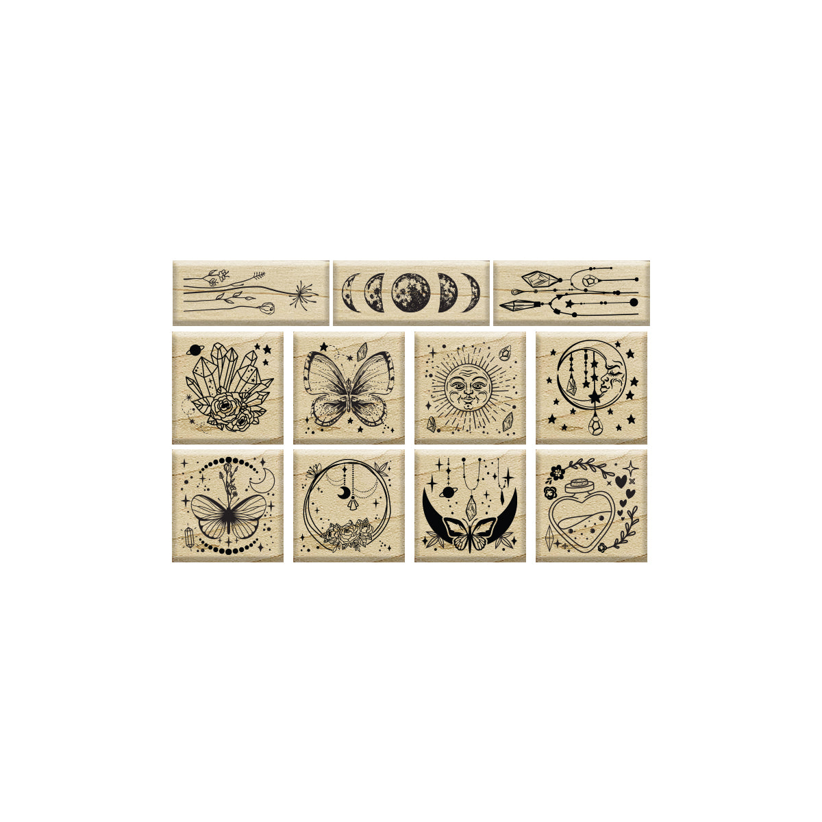 Set de Sellos Mystical Moon