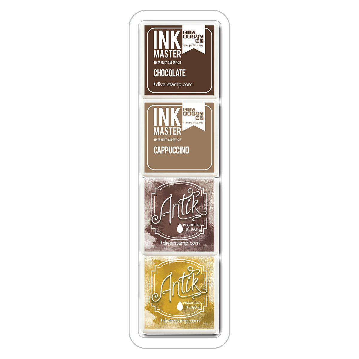 Blíster Sepia - Set de Tintas Ink Master & Antik