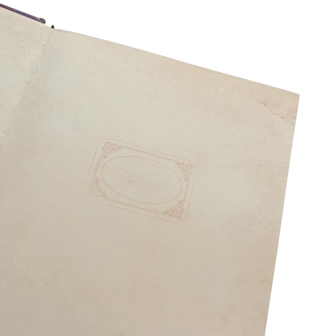 Libreta Hojas Decoradas Van Gogh Textura Marco Dorado