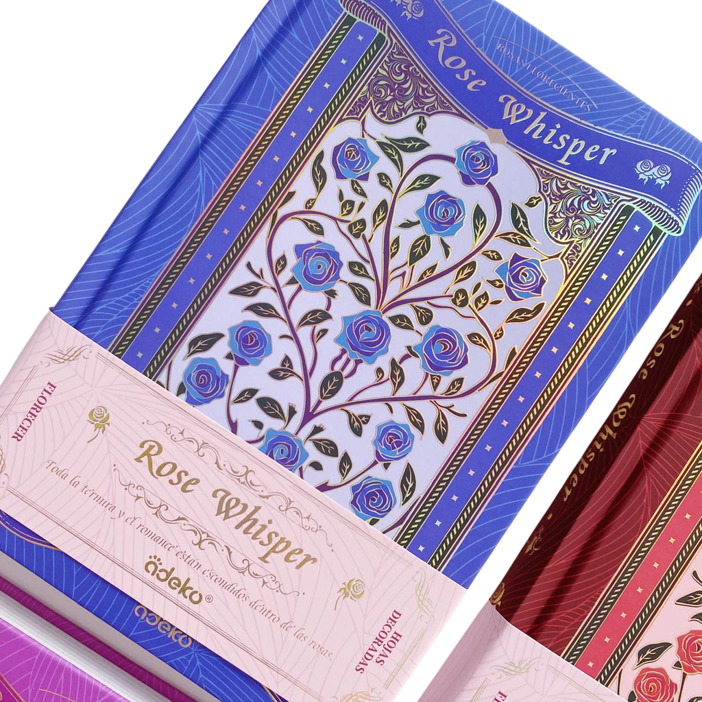 Libretas Hojas Decoradas Rose Whisper