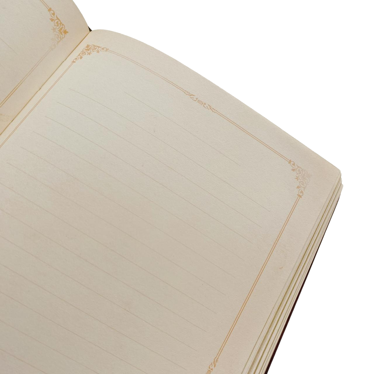 Libreta Hojas Decoradas Van Gogh Textura Marco Dorado