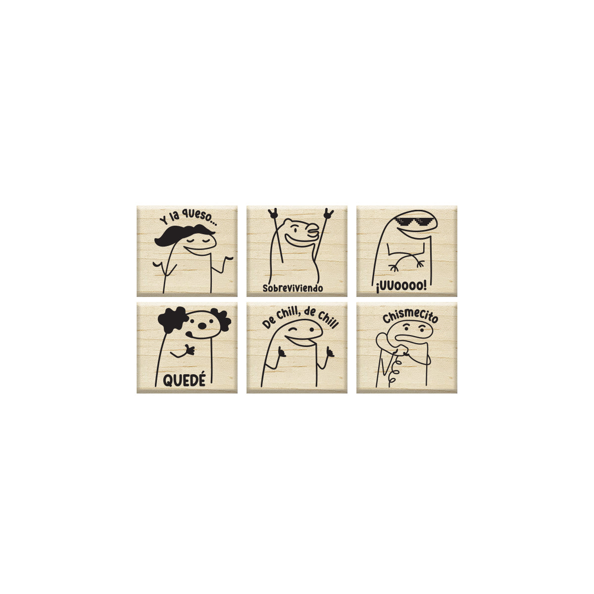 Set Deformitos Meme - Sellos Divertidos