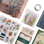 Cyan Looked At Wild Dome - Kit de Journal - Stickers, Papel Decorado y Washitapes