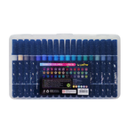 Plumones Con Glitter Punta Pincel - Set 36 Colores